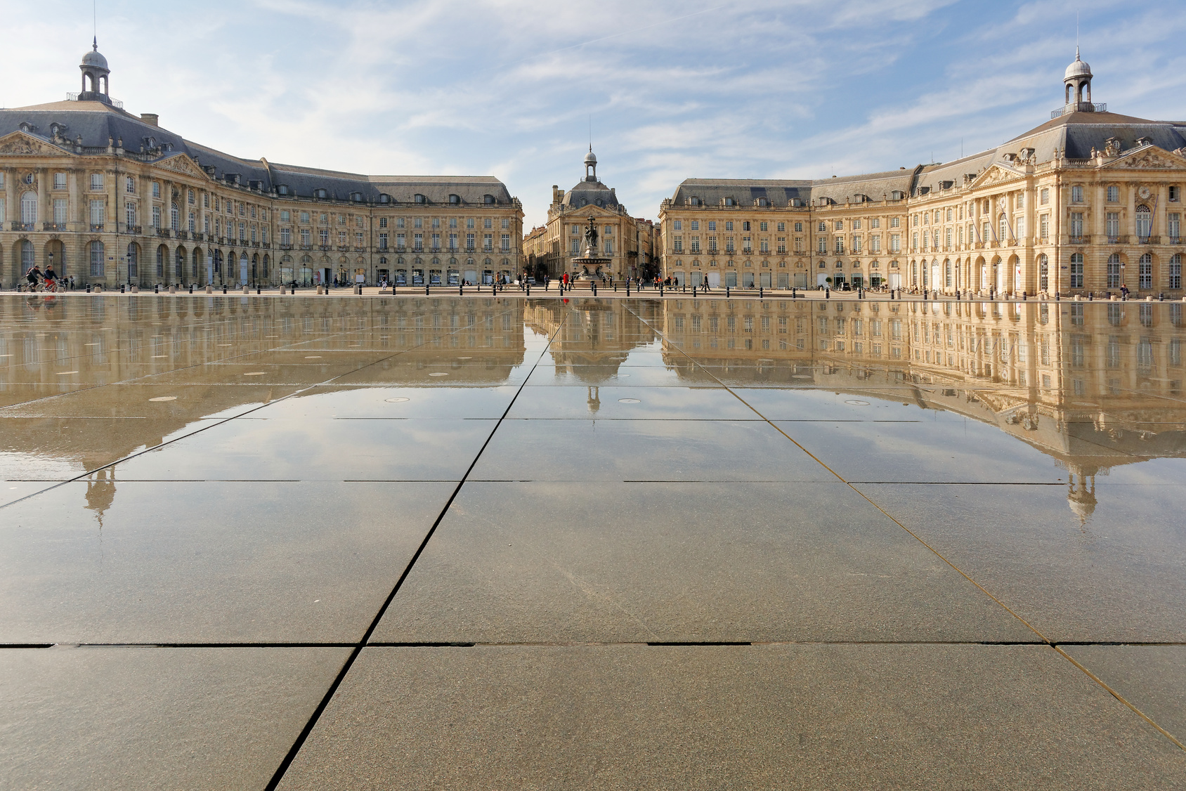 Place de la Bourse à Bordeaux