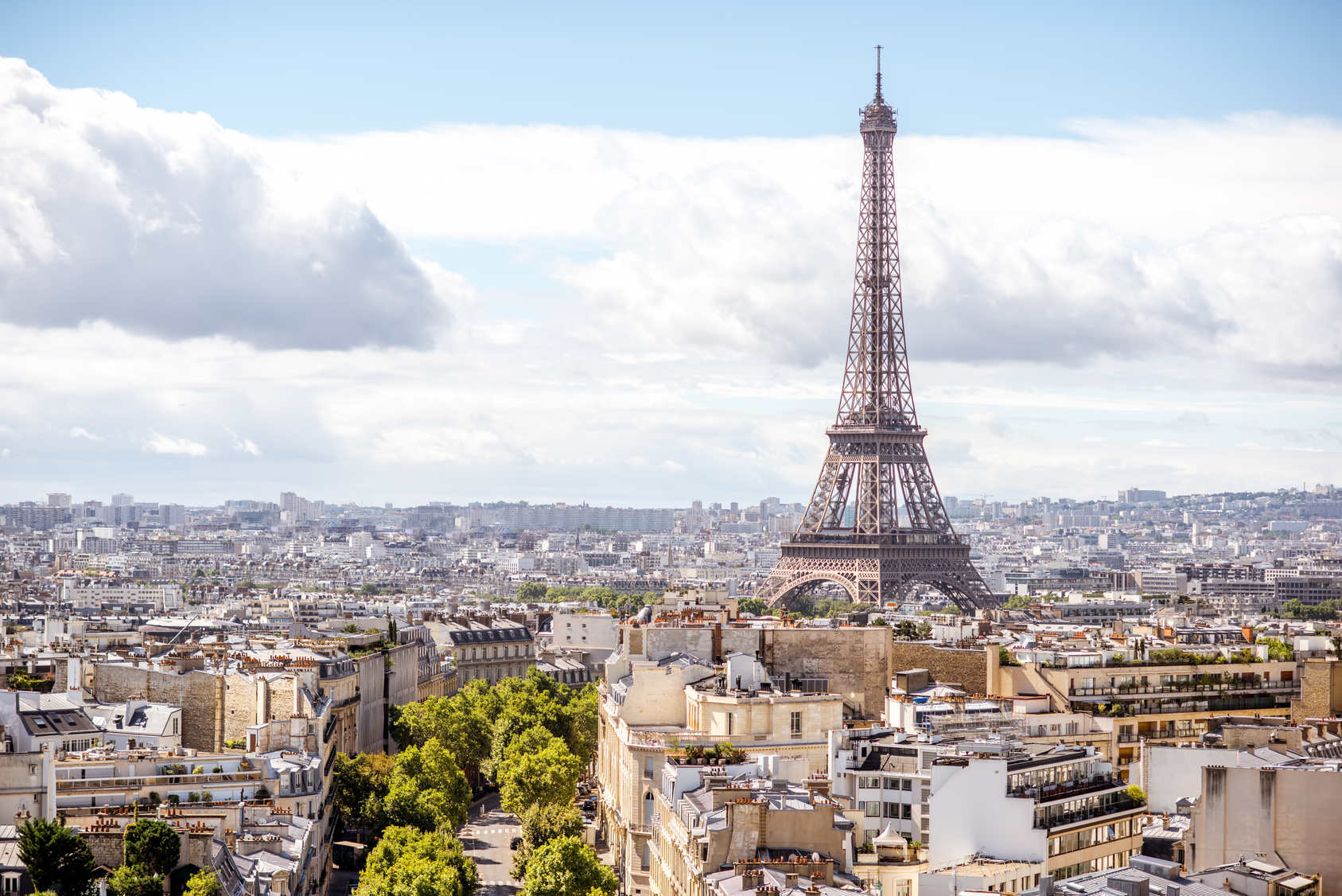 Paris avec la tour Eiffel